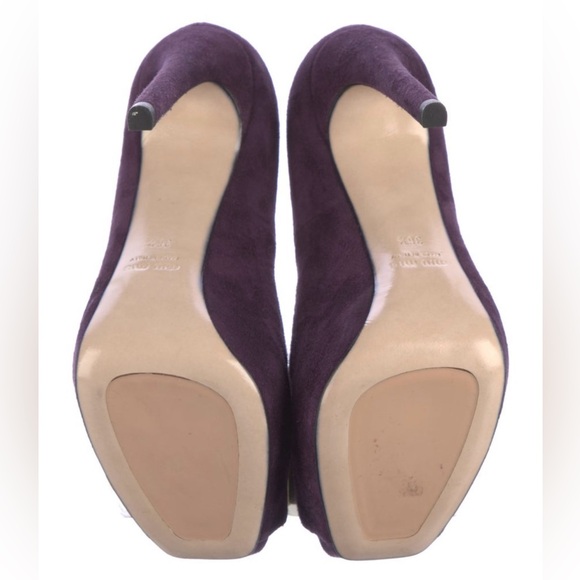 Miu Miu Suede Crystal Embellishments Pumps - Picture 5 of 5